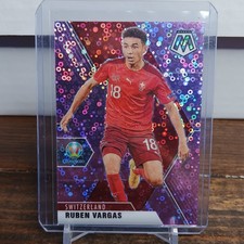 2021 Mosaic UEFA Euro Soccer #178 Ruben Vargas Pink Disco Prizm /49