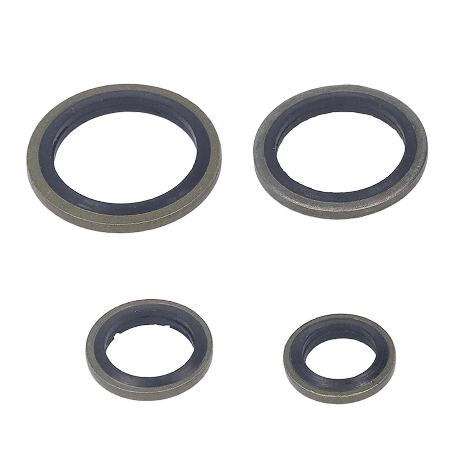 110PCS Oil Seal Washer M6 M8 M10 M12 M14 M18 M20 Rubber Bonded Seal Oil