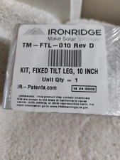 IRONRIDGE TM-FTL-010 FIXED TILT LEG 10" (LOT OF 10)