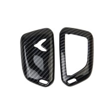Carbon Fiber Style Key Fob Case Cover Trim For Chevrolet Corvette C8 2020-2025 Carbon Fiber Style Key Fob Case Cover Trim For Chevrolet Corvette C8 2020-2025