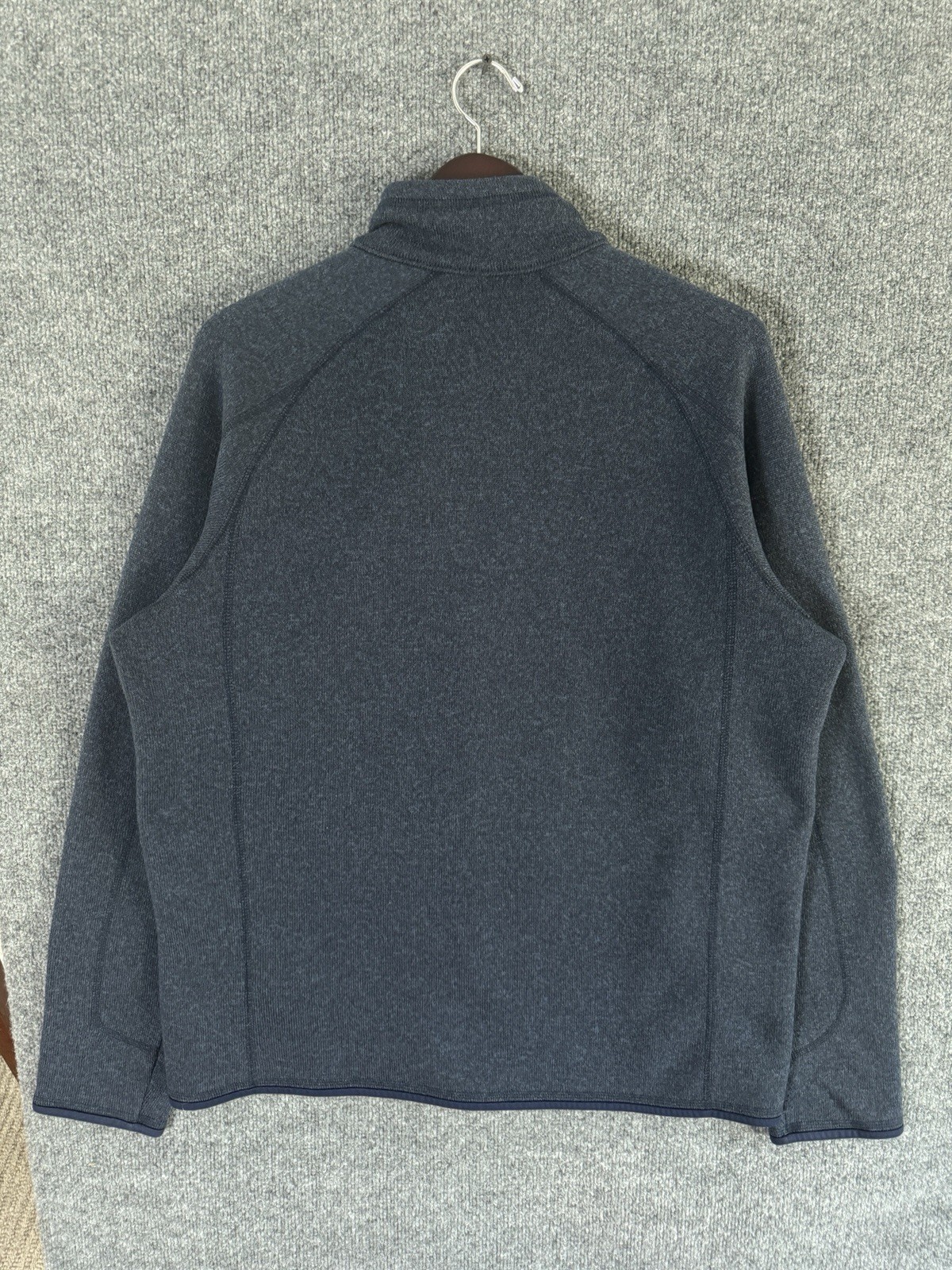 Patagonia Full Zip Sweatshirt Jacket Yale Size XL Navy Blue Outdoors Y2K Active thumbnail 5