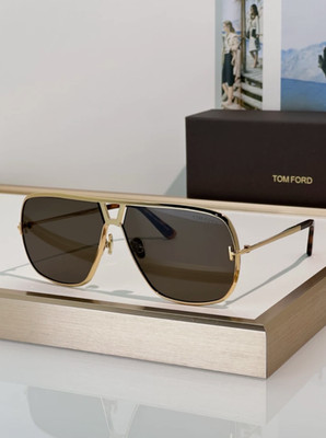 Tom Ford Aviator Gold Frame Smoke Lens Sunglasses Free Shipping