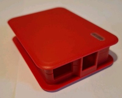 1× TEK-BERRY.24   Rotes Gehäuse für Raspberry Pi Modell B   TEKO