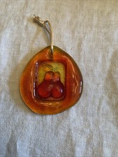 Blenko Glass Decorative -Pear-Themed sun catcher