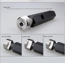 NPT 1/16" 1/8" 1/4" 3/8" 1/2" 3/4" 1" 2" Taper Pipe Plug Thread Gage Gauge