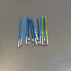 Rare LOT 12 PCS LIGHTSABERS accessory 3.75" Star Wars  Action Figure TOY GIFT #U