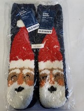 Women's, 2pk, NEW, Santa Claus, Old Navy, Christmas Cozy Socks - One Size