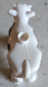 LEGO DUPLO - BLACK AND PINK WHITE COW - LARGE FARM - 5649 - VINTAGE - USED