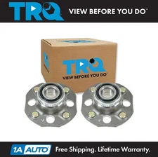 TRQ Rear Wheel Hub & Bearing Pair Set for Integra Accord Civic
