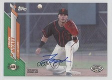 2020 Topps Pro Debut Green Auto 56/99 Logan Wyatt #PD-36 Auto 2o7