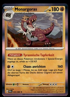 Monargoras 045/088 Holo | Pokemon Optimale Ordnung | deutsch | Excellent