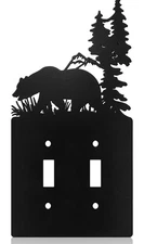 Metal Bear Switch Cover Moose Tree Mountain outlet