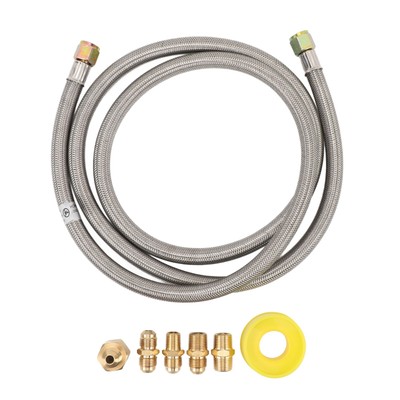 Heißer 7Pcs 6ft RV Schlauch Verlängerung Mit Quick Connect Armaturen Edelstahl