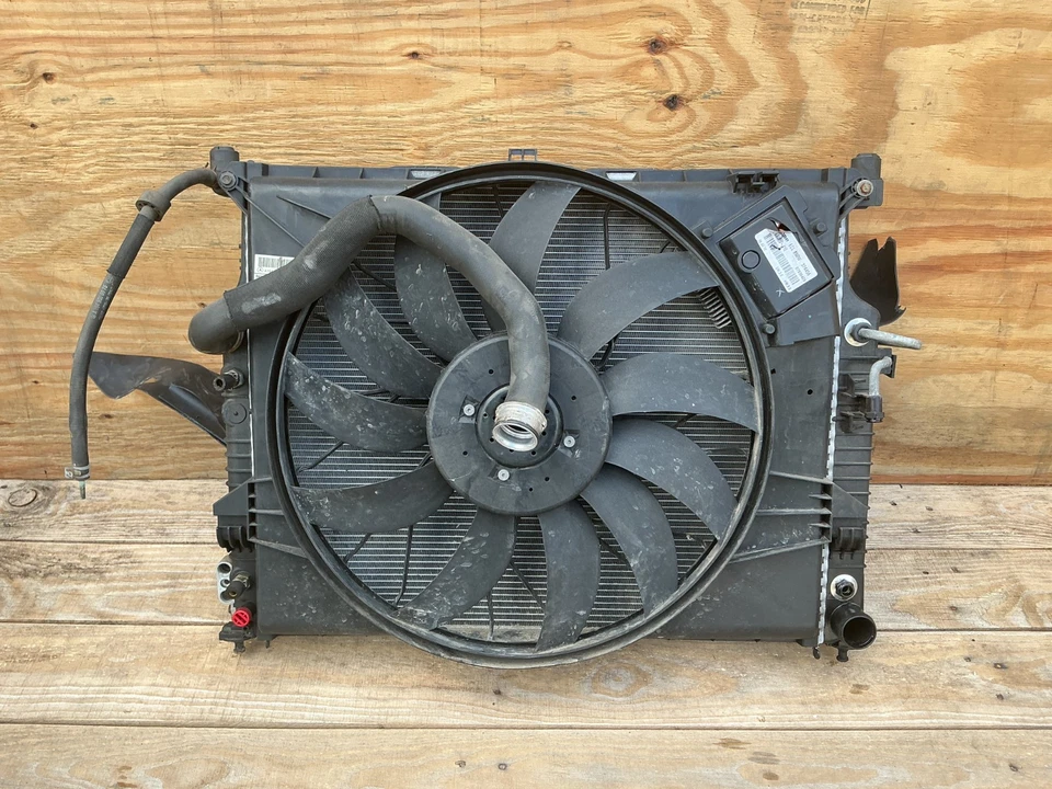 2006-2012 Mercedes Benz GL450 X164 Cooling Radiator AC Condenser Oil Cooler OEM Foto 3 de 4