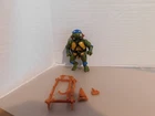 Vintage 1988 TMNT Leonardo 100% COMPLETE Weapon Rack Playmates Leo Action Figure
