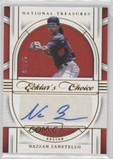 2024 Panini National Treasures 62/75 Nazzan Zanetello #ECK-NZ Auto 1d6v