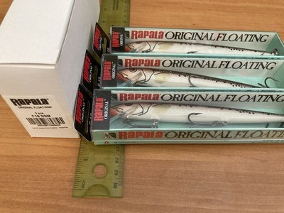 Rapala Dealers Box 3 Original Floating F 18 SSM Rare Euro Special Fishing Lure