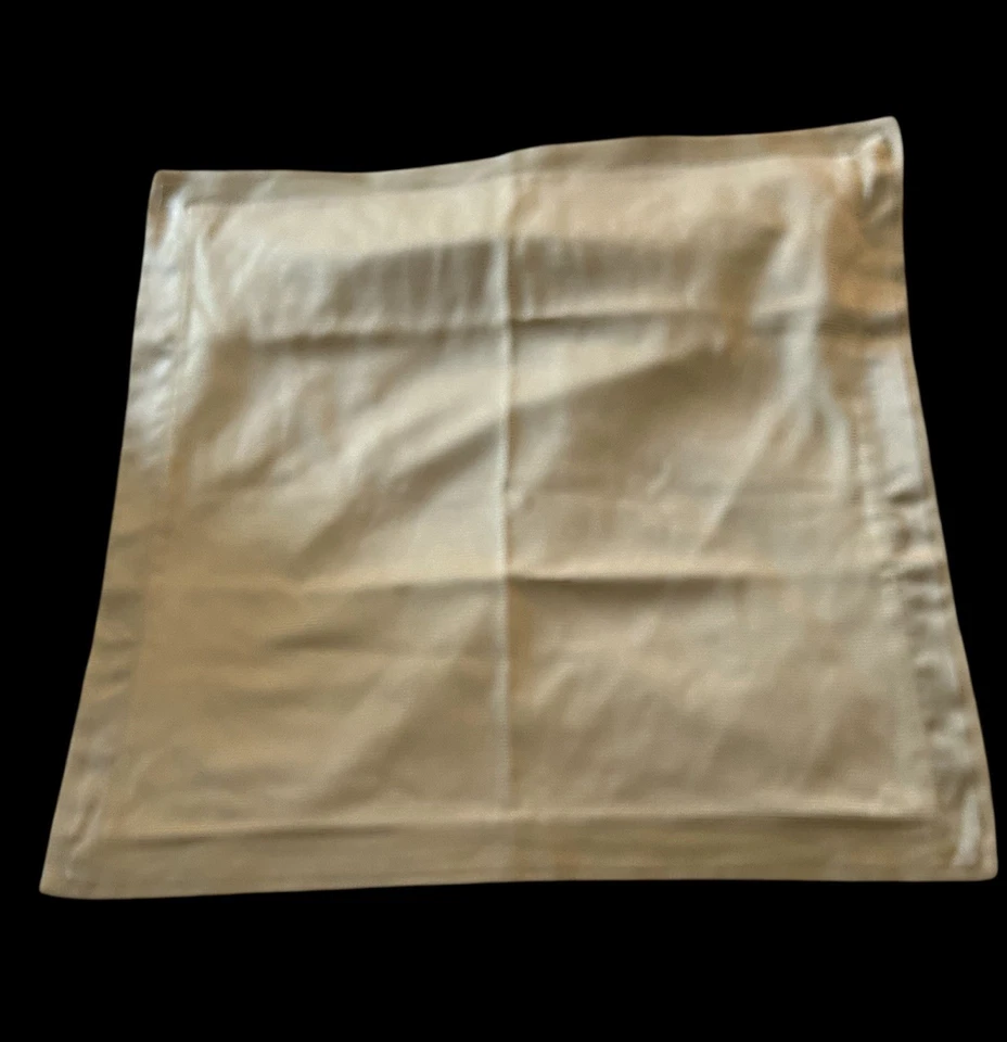 Donna Karan Hogar Clásicos Modernos Euro Almohada Sham Bronceado Camel Cuadrado Detalle Seda Foto 3 de 4