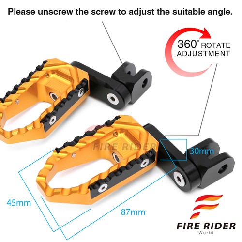 Escaleras de turismo ajustables de 40 mm para Razor SX125 SX350 SX500 Gold Rider - Imagen 3 de 5