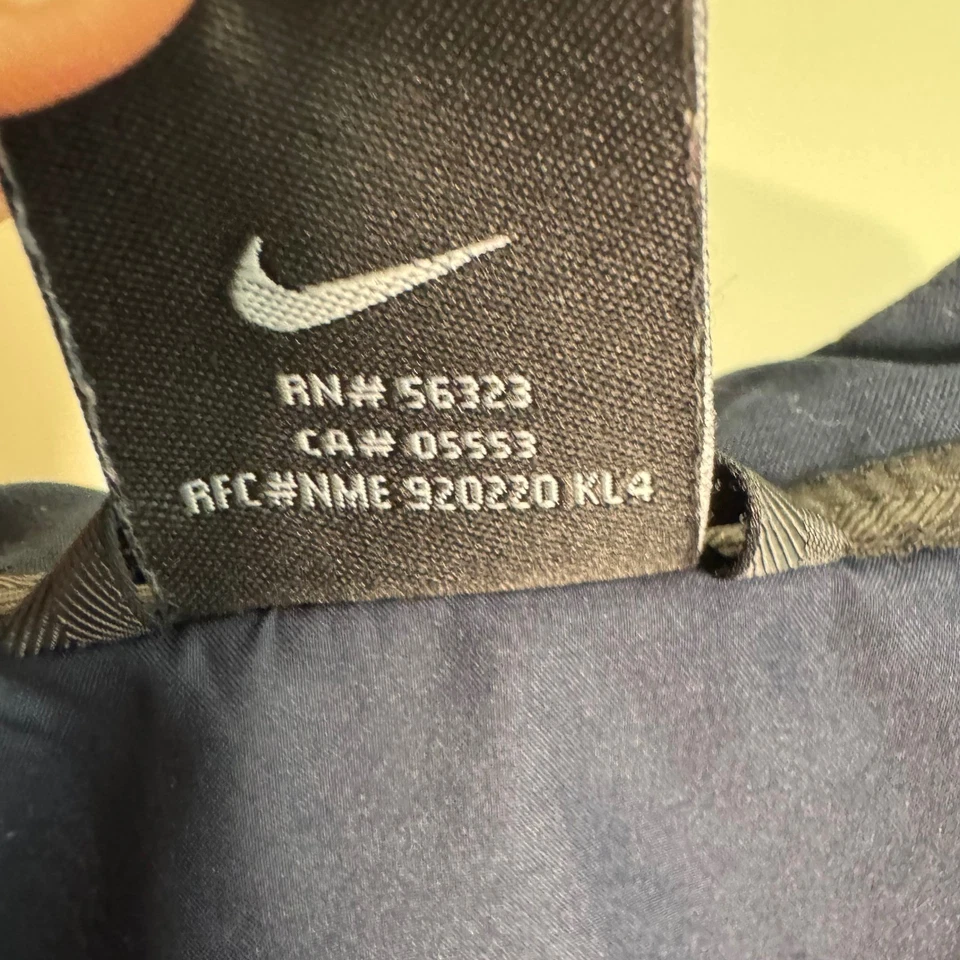 Nike Golf Youth L 14-16 Navy Blue V-Neck Pullover Windbreaker Jacket - Image 4 of 4