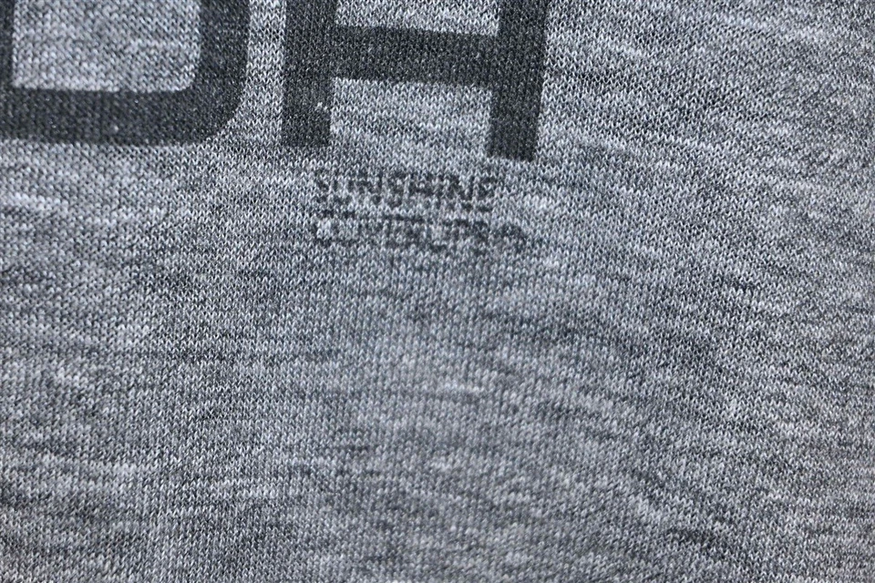 vintage 80s FLORIDA ST PETE RAYON TRI BLEND SUNSET PALM TREE TOURIST t-shirt XL - Image 3 of 4