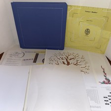 Creative Memories Album 12x12 Periwinkle with Silver Trim Album With Pages/Extra