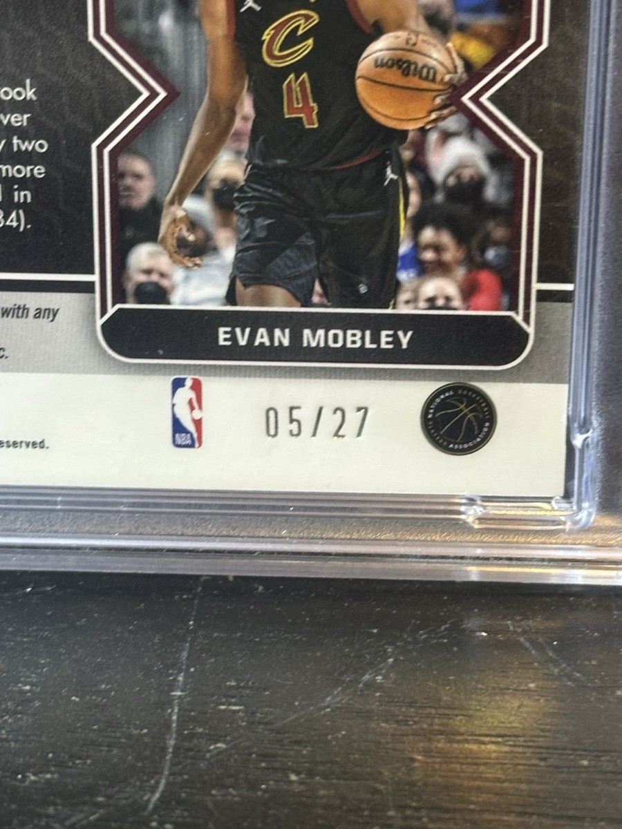 2021 Obsidian EVAN MOBLEY RC RPA PATCH/AUTO 'BLUE FLOOD' #'d/27