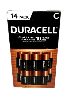 Duracell - CopperTop C Alkaline Batteries with recloseable package - 14PCK
