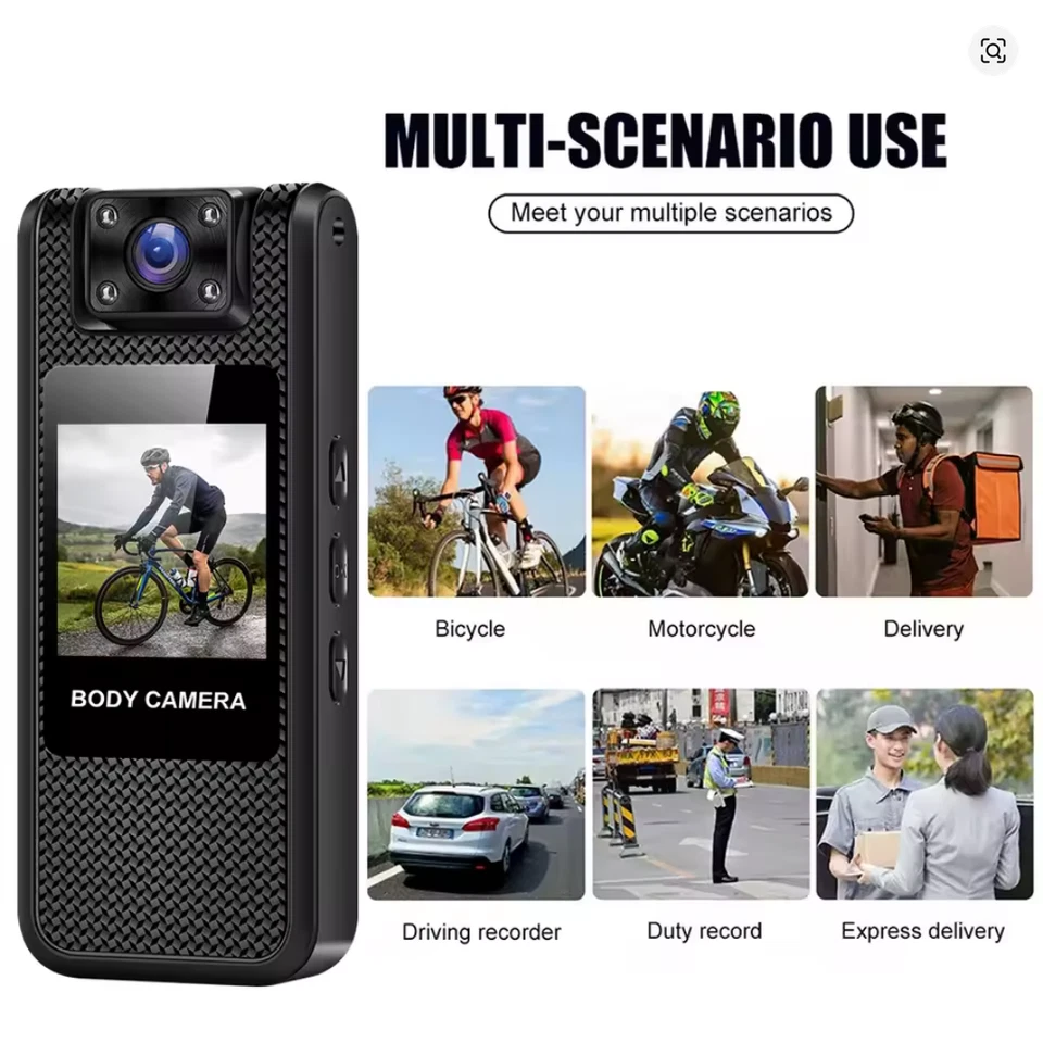 Mini Caméra WiFi 4K – BodyCam Portable UHD, Vision Nocturne IR, Enregistreur DV - Photo 3/4