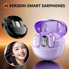 AI Language Real Time Translator Earbuds Bluetooth Wireless Stereo Headset + APP