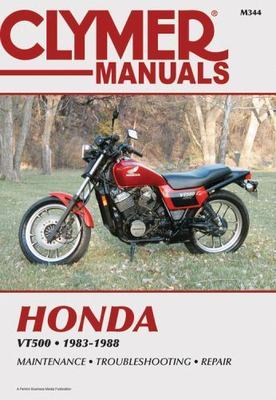 PRINTED MANUAL 1983-1988 Honda VT500 Ascot Shadow Euro Sport Repair Service M344