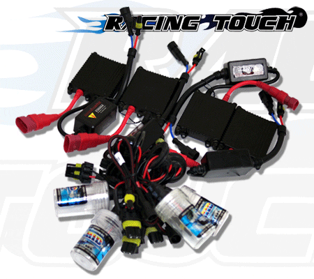 Slim 55W 3000K Xenon HID Conversion Kit H11 & H9 High Low Beam Combo 2 Set - Picture 1 of 3