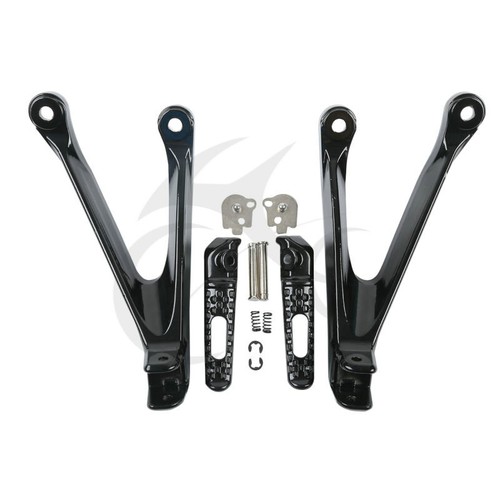 Passenger Footrests Footpeg Pegs Bracket Fit For Honda CBR1000RR 2008-2016 15 US - Picture 3 of 7