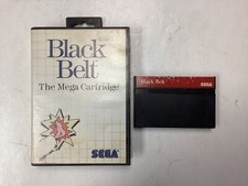 Black Belt- Sega Master System Case and Game no Manual TESTED