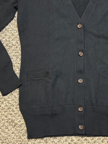 Polo Ralph Lauren Girls Lightweight V-Neck Cardigan Black Size Medium(8-10) New - Picture 3 of 5