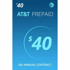 AT&T SIM Card with $40 Monthly Calling Plan 1 Month Service Included