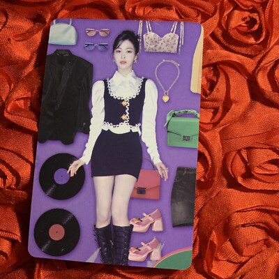 Ryujin ITZY Algorhythm Edition Celeb K-POP Girl Photo Card Dress Up