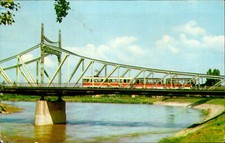 IMN02579 arad bridge over the mures river romania  tram railway