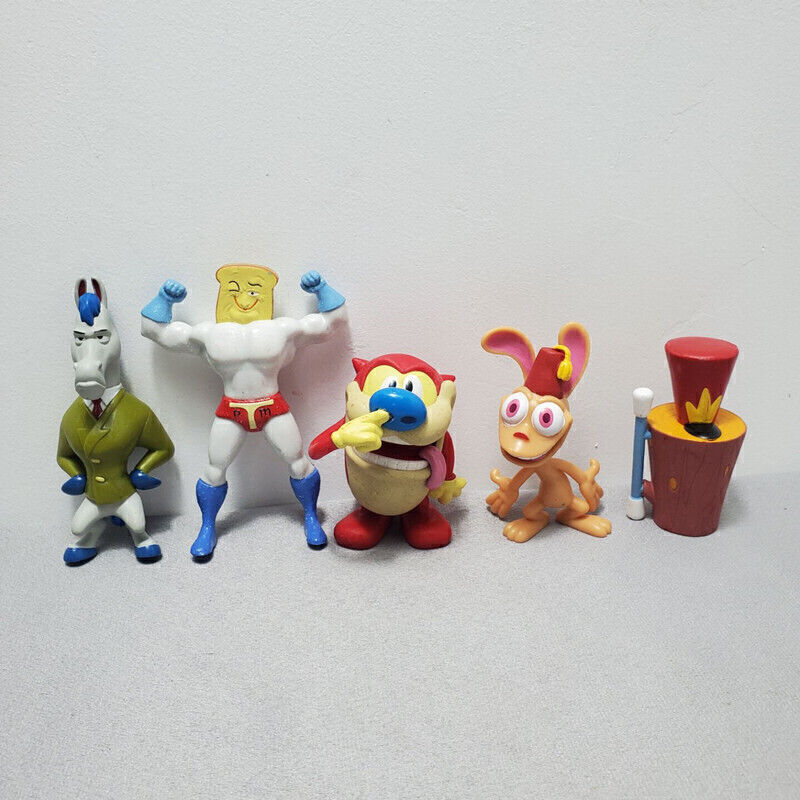 The Ren and Stimpy Cartoon Figure Collection Toy 5 PCS/SET The Ren and Stimpy Cartoon Figure Collection Toy 5 PCS/SET