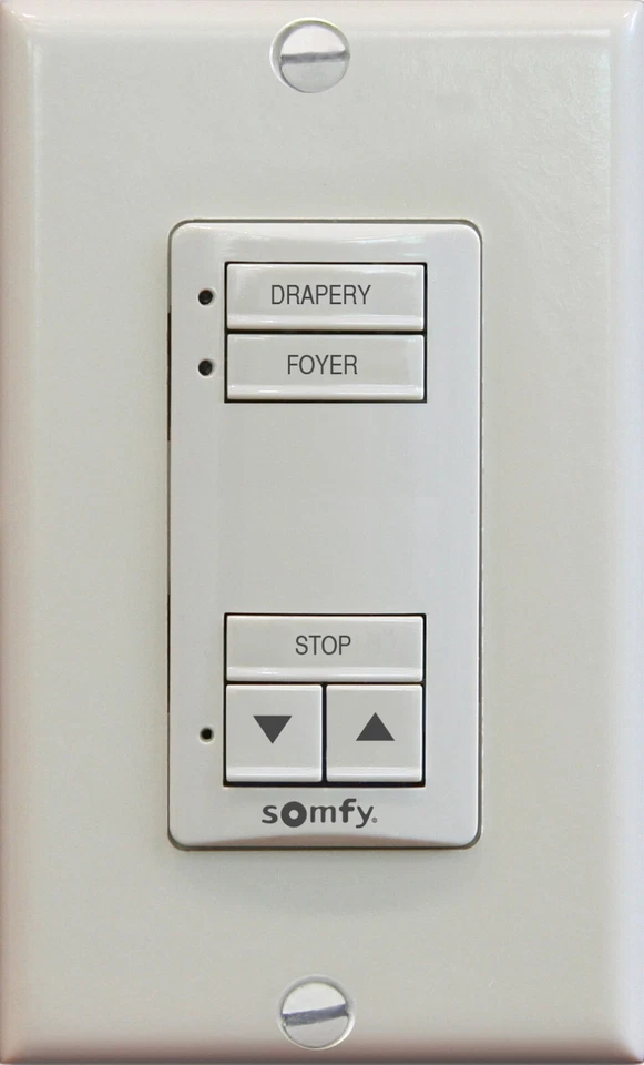 Interruptor de 2 canales Somfy DecoFlex WireFree RTS - Marfil 1811069 - OFERTAS DE CAJA ABIERTA CÓMODAS Foto 2 de 4