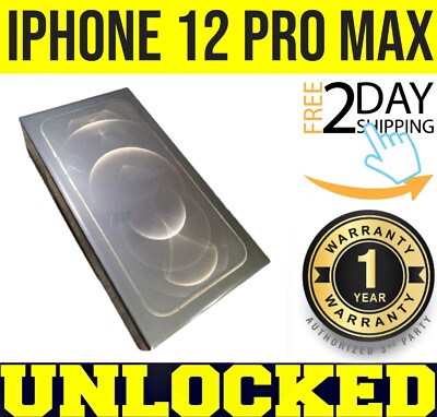 Apple iPhone 12 PRO MAX 256GB GOLD (UNLOCKED)   100% BATTERY   SEALED 