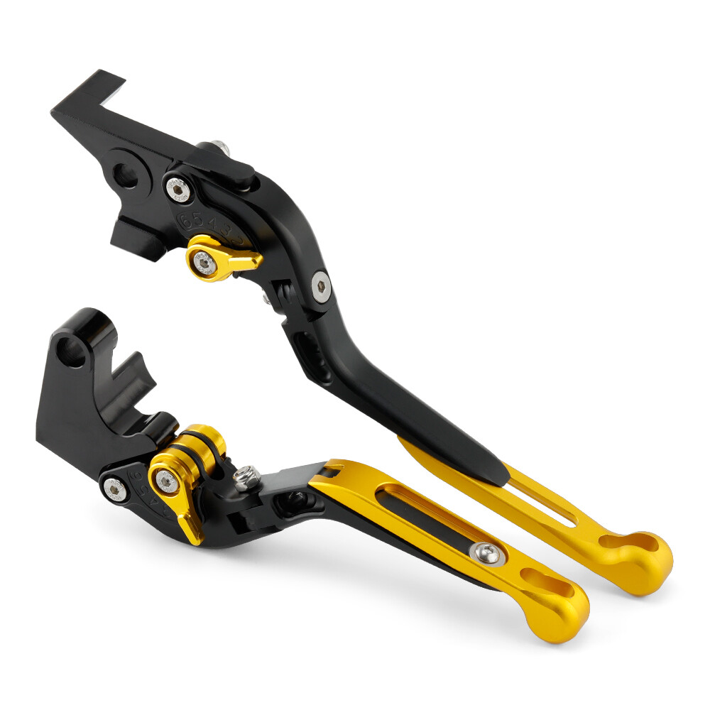 FXCNC Racing Billet Folding Expandable Adjustable Brake Clutch Lever Set Pair Fit For Yamaha YZF R3 2013-2017, YZF R25 2013-2017, MT-03 2015-2017, MT -25 2015-2017
