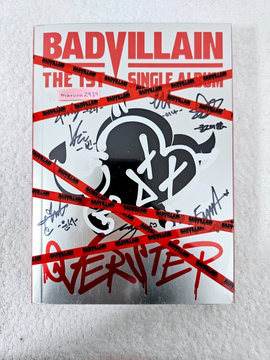 ★国内発送◆非売品◆メンバーサインCD◆BADVILLAIN◆OVERSTEP BAD VILLAIN [OVERSTEP] All Member Autographed Signed Album