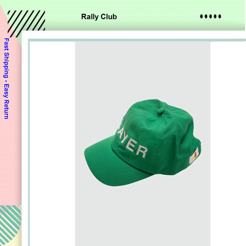 Rally Club RLC Take Me Out-Player Cap, Green, One Size - Picture 2 of 2
