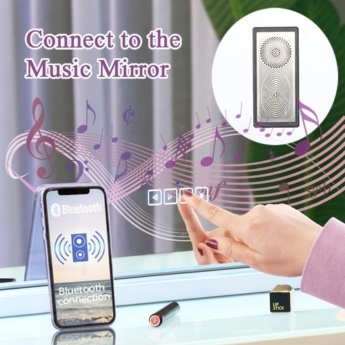 FENCHILIN Hollywood Mirror with Lights Bluetooth Vanity Mirror Light Up