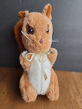 Vintage Eden Squirrel Nutkin Plush Stuffed Animal Beatrix Potter 10" Toy