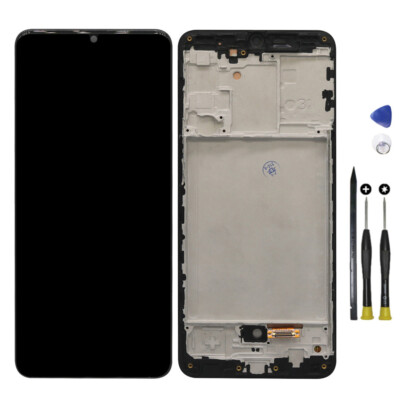 LCD Touch Screen Display Digitizer Assembly Frame For Samsung Galaxy A31 A315