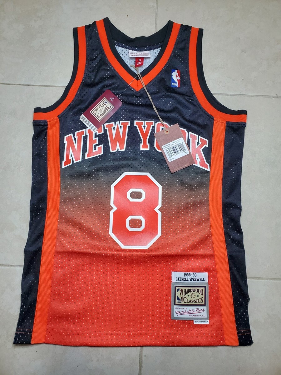Mitchell & Ness Fadeaway Swingman Latrell Sprewell New York Knicks 1998-99 Jersey
