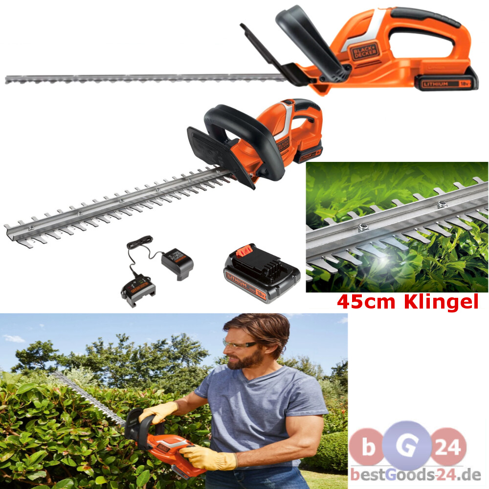 Image of Black & Decker BDHT18 Akku Heckenschere