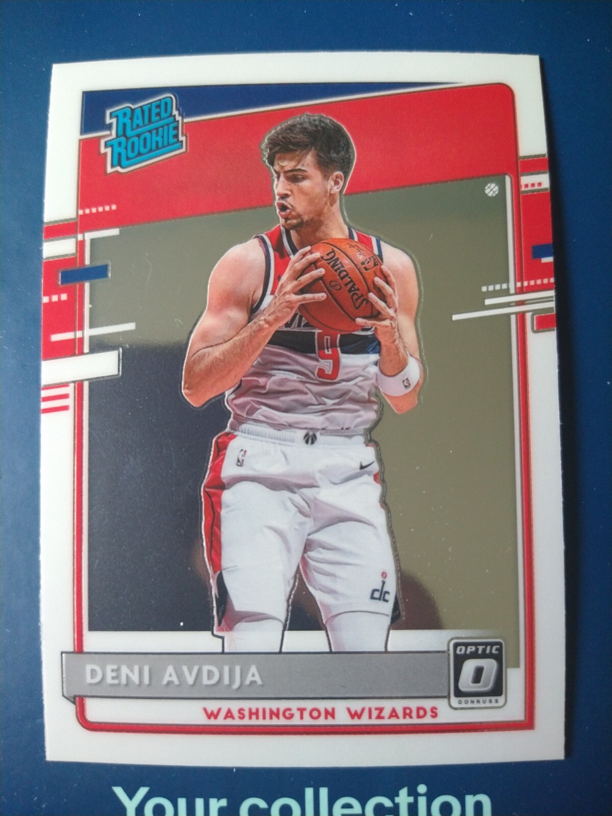 2020-21 Donruss Optic Deni Avdija #159 Washington Wizards Rated Rookie RC